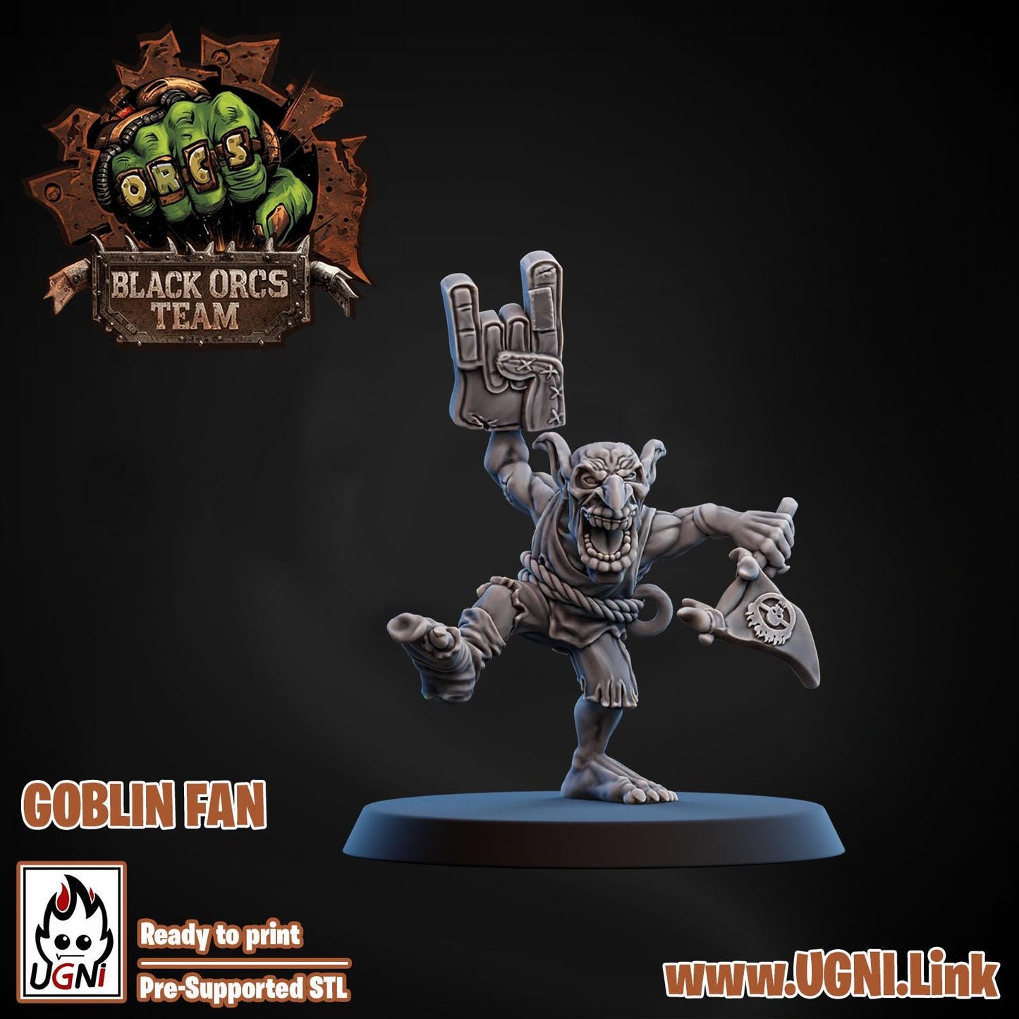 Orc Band | Mad Max Team | Fantasy Football | Ugni Miniatures | TTRPG | Dungeons and Dragons
