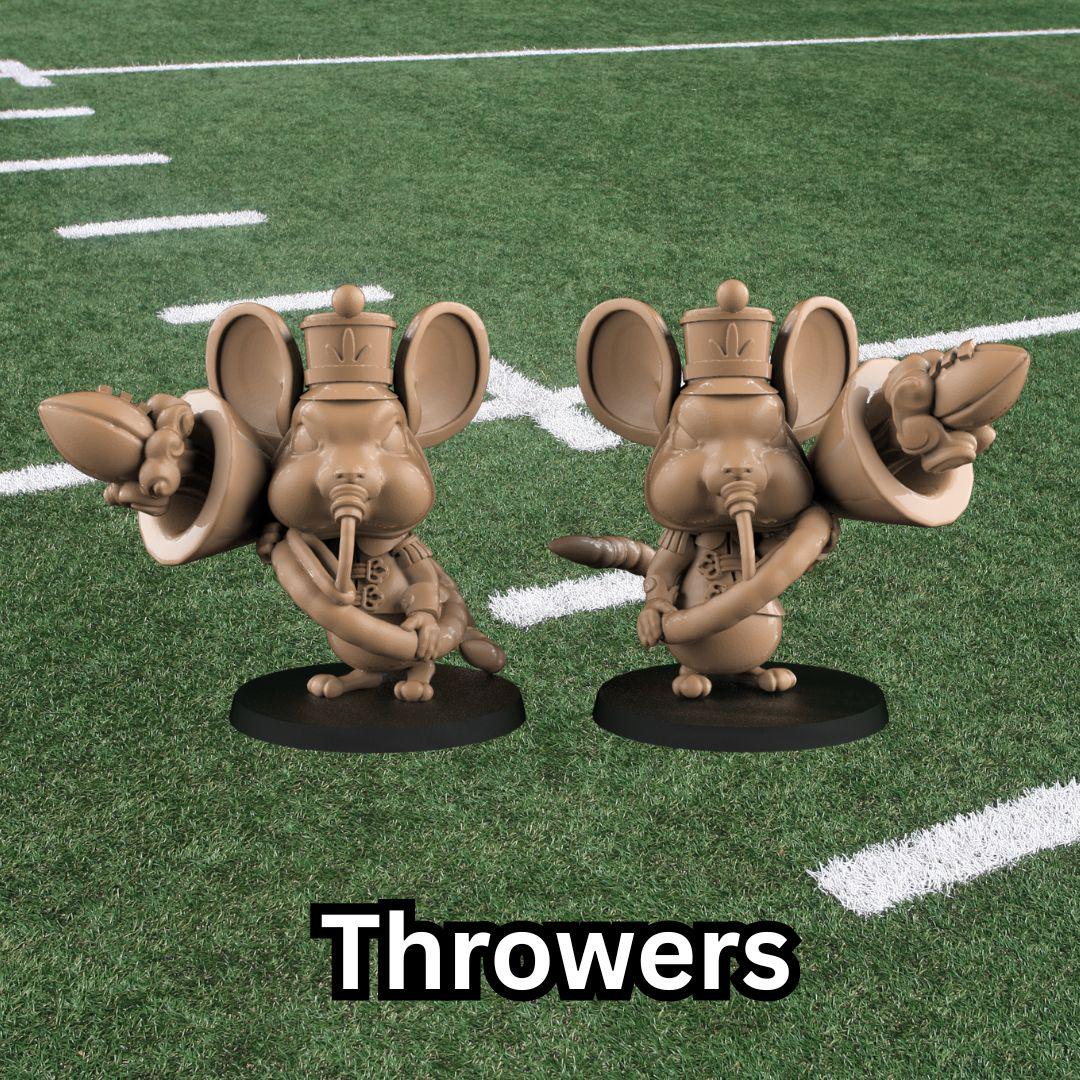 Mouse Orchestra Team | Fantasy Football | Crosslances | 8K Resin Quality | Dungeons and Dragons | TTRPG