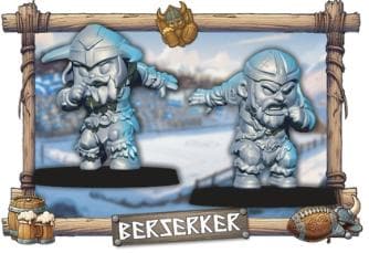 Northmen Chibis | Norsemen | Nordic | Big Guy | Star Player Fantasy Football | Big Head Chibis | 3D Printed Miniature | 8k Quality