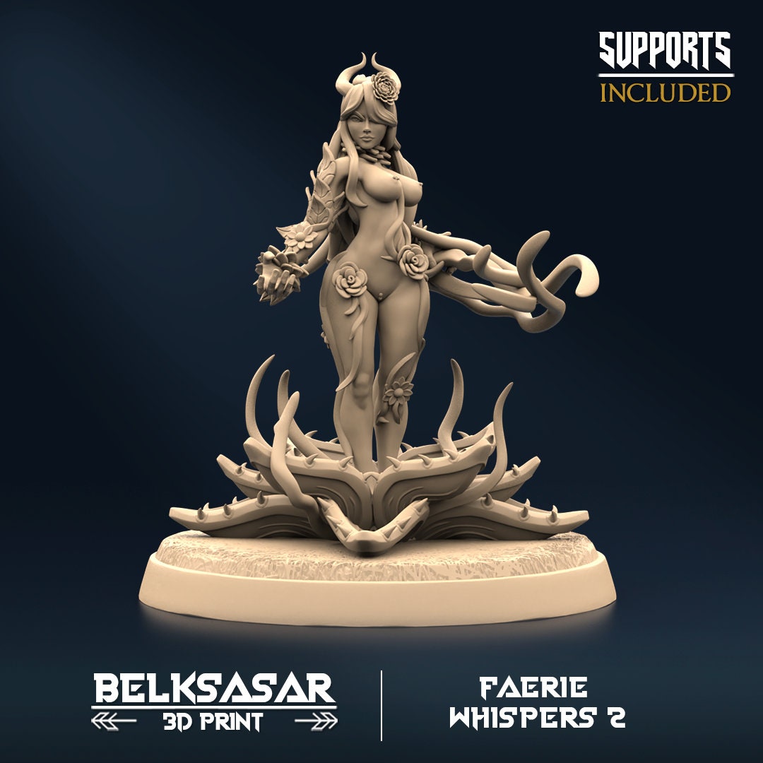 Accuser Spores | Medium | 40mm Base | Dryad | Druid | Fairie Whispers 2 | Belksasar | TTRPG | Dungeons and Dragons | Pathfinder
