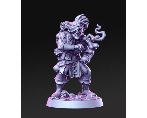 Baznazz | Goblin Alchemist | Medium | Dungeons and Dragons | TTRPG | RNE Studio | Thieves and Assassins