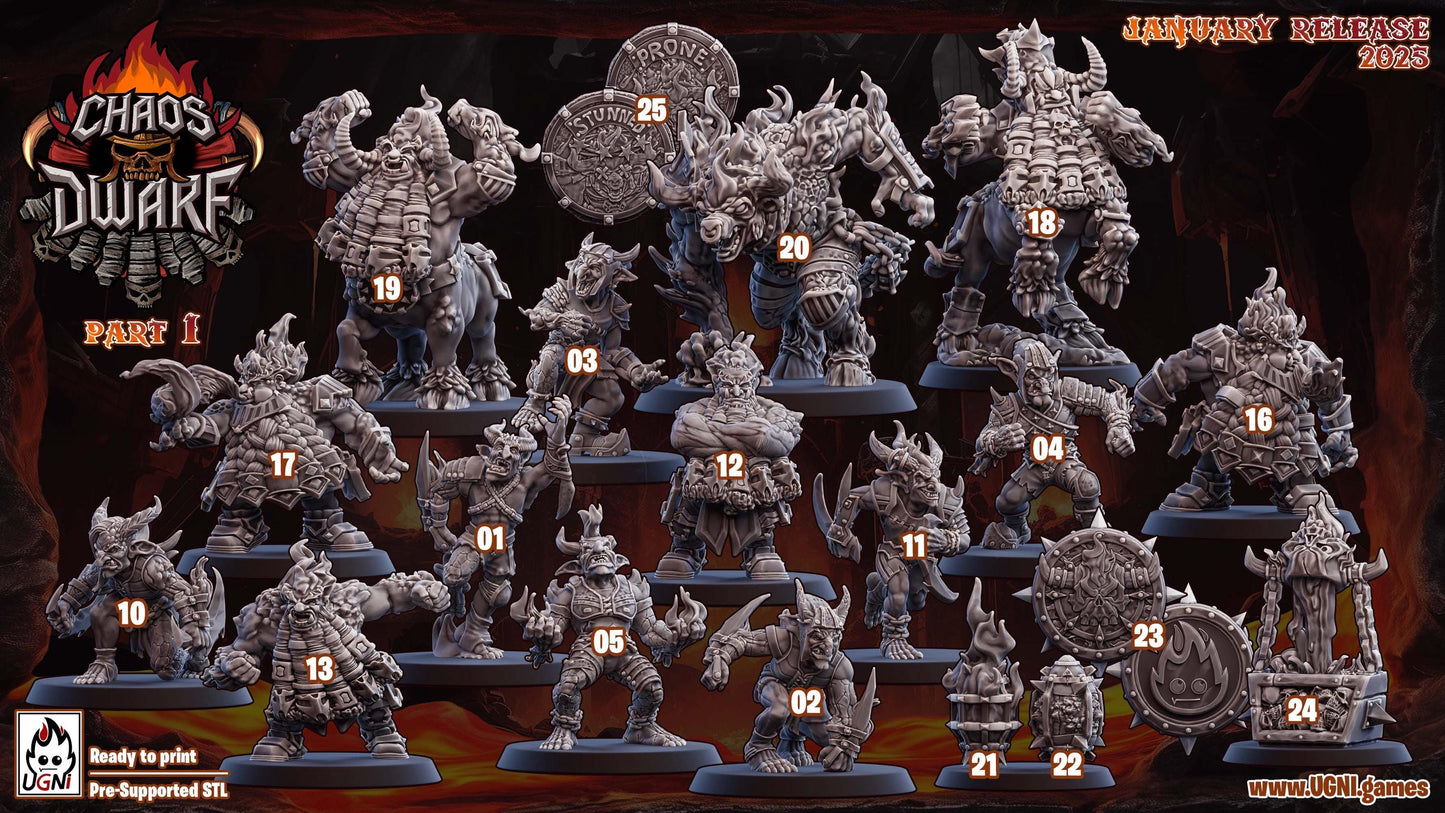 Doom Dwarves | Chaotic Miners | 2024 Team | Fantasy Football | Ugni