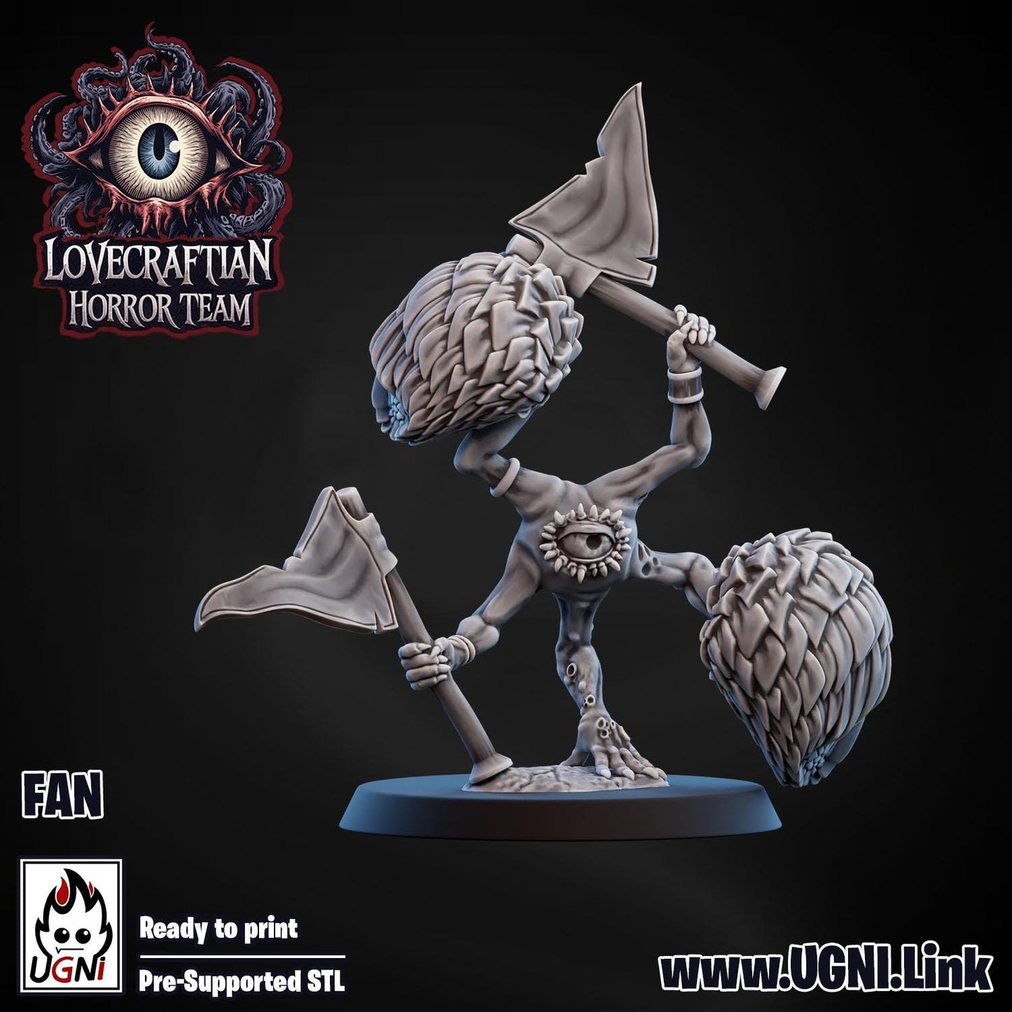 Undead Team Fans x3 | Cheerleaders | Support Staff | Coach Undead Team | Fantasy Football | Ugni Miniatures
