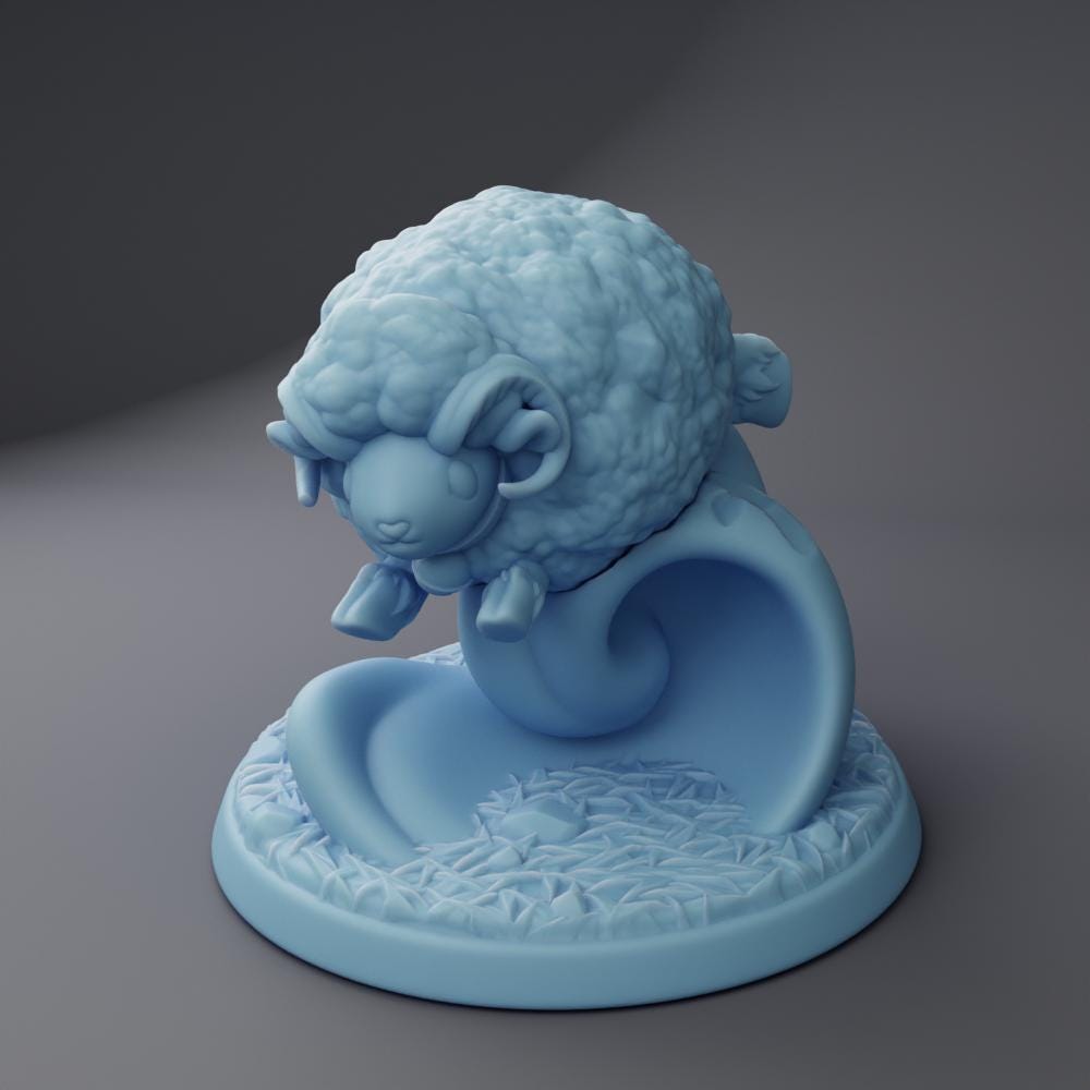 Tiefling Shepherd | Medium | Twin Goddess Miniatures | Dungeons and Dragons | TTRPG | Pathfinder | Warlock | Mage