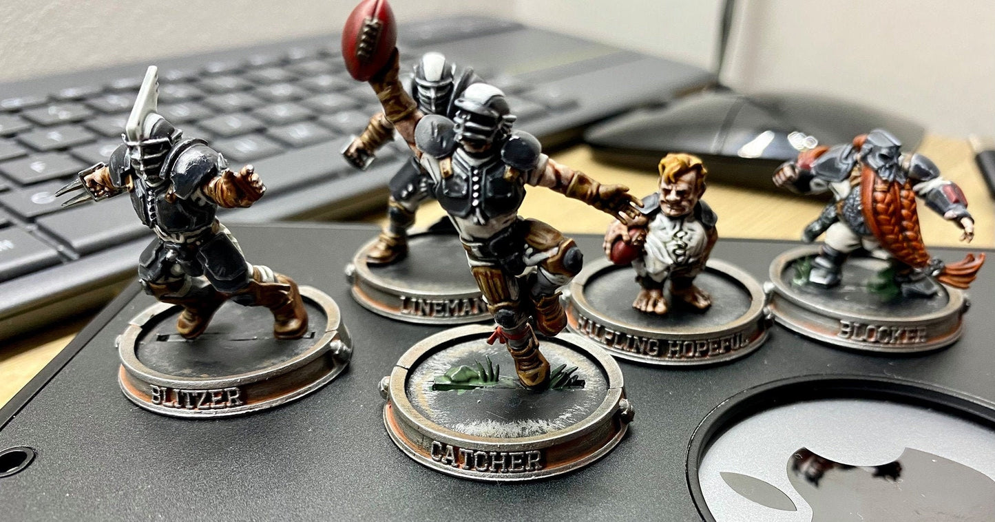 Great White | Big Guy | Lizard Team | Fantasy Football | Txarli Factory | 3D Printed Miniature | 8K Quality Resin | Bases Included | TTRPG