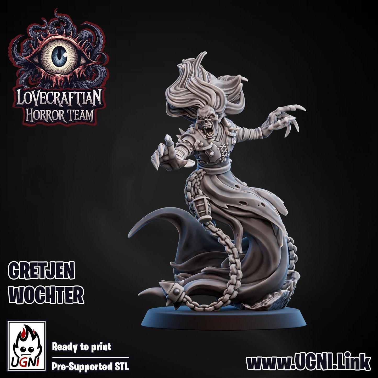 Gretjen | Undead Banshee Star | Undead Team | Fantasy Football | Ugni Miniatures