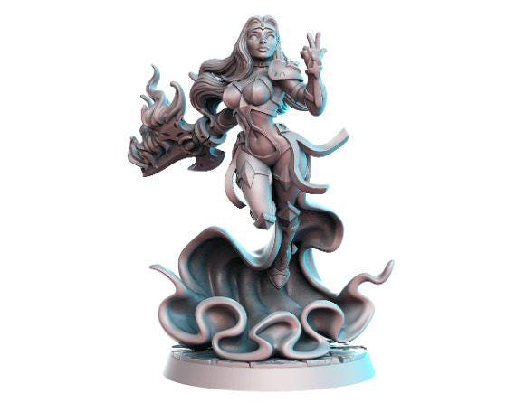 Levita | Female Wizard | Enchantress | Medium | Dungeons and Dragons | TTRPG | RNE Studio