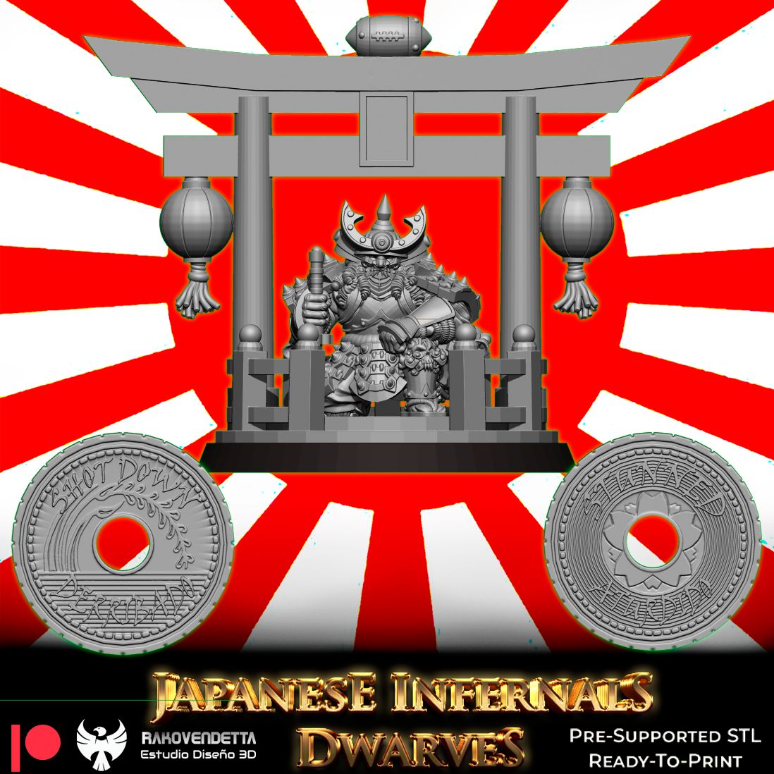 Japanese Infernal Dwarves | Chaotic Dwarf Team | Fantasy Football | Txarli Factory