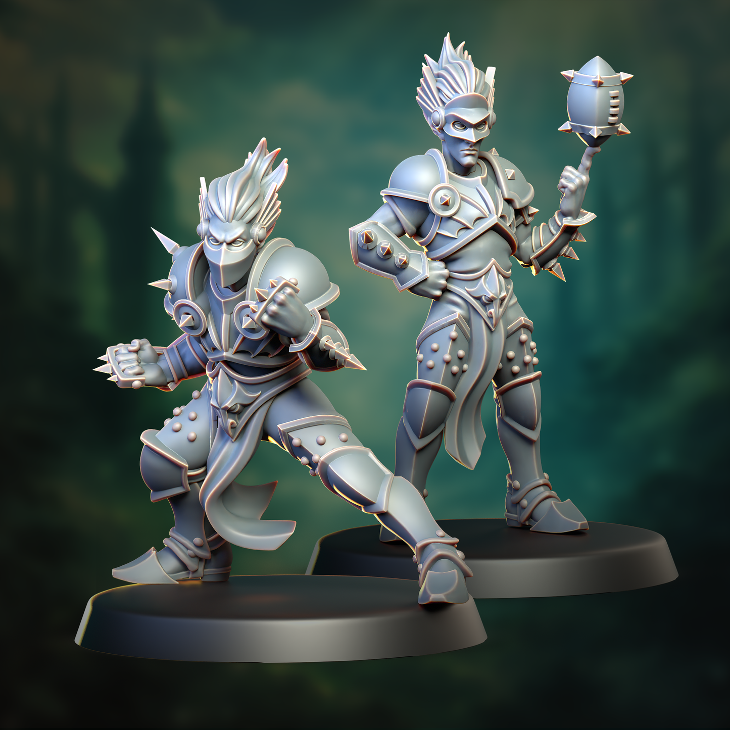 Rapid Brothers | Dynamic Duo | Star Player | Fantasy Football | Punga Miniatures