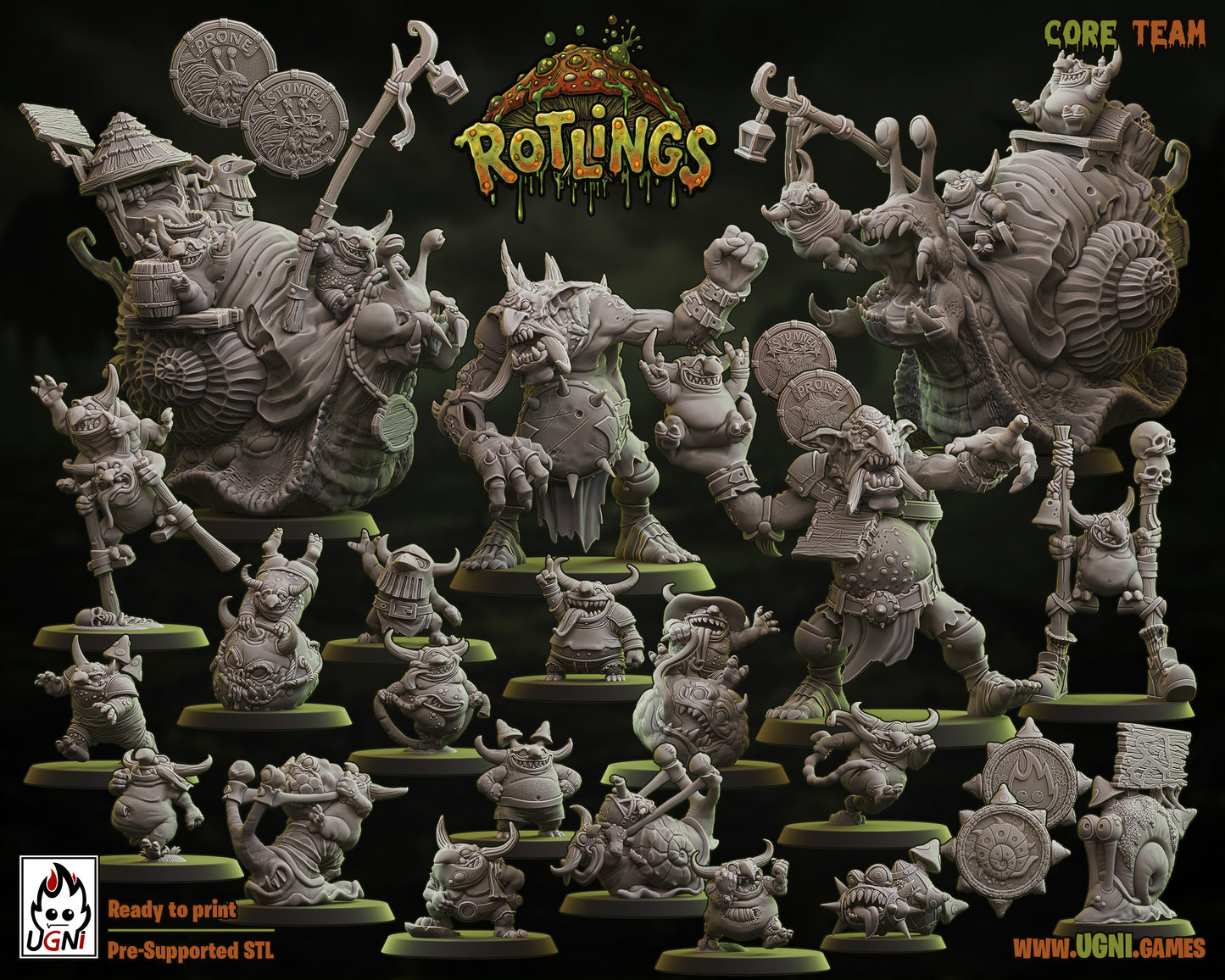 Rotlings | Mischief Team | Fantasy Football | Ugni Miniatures