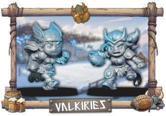 Northmen Chibis | Norsemen | Nordic | Big Guy | Star Player Fantasy Football | Big Head Chibis | 3D Printed Miniature | 8k Quality