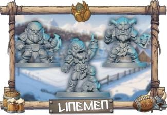 Northmen Chibis | Norsemen | Nordic | Big Guy | Star Player Fantasy Football | Big Head Chibis | 3D Printed Miniature | 8k Quality