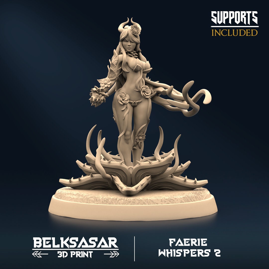 Accuser Spores | Medium | 40mm Base | Dryad | Druid | Fairie Whispers 2 | Belksasar | TTRPG | Dungeons and Dragons | Pathfinder