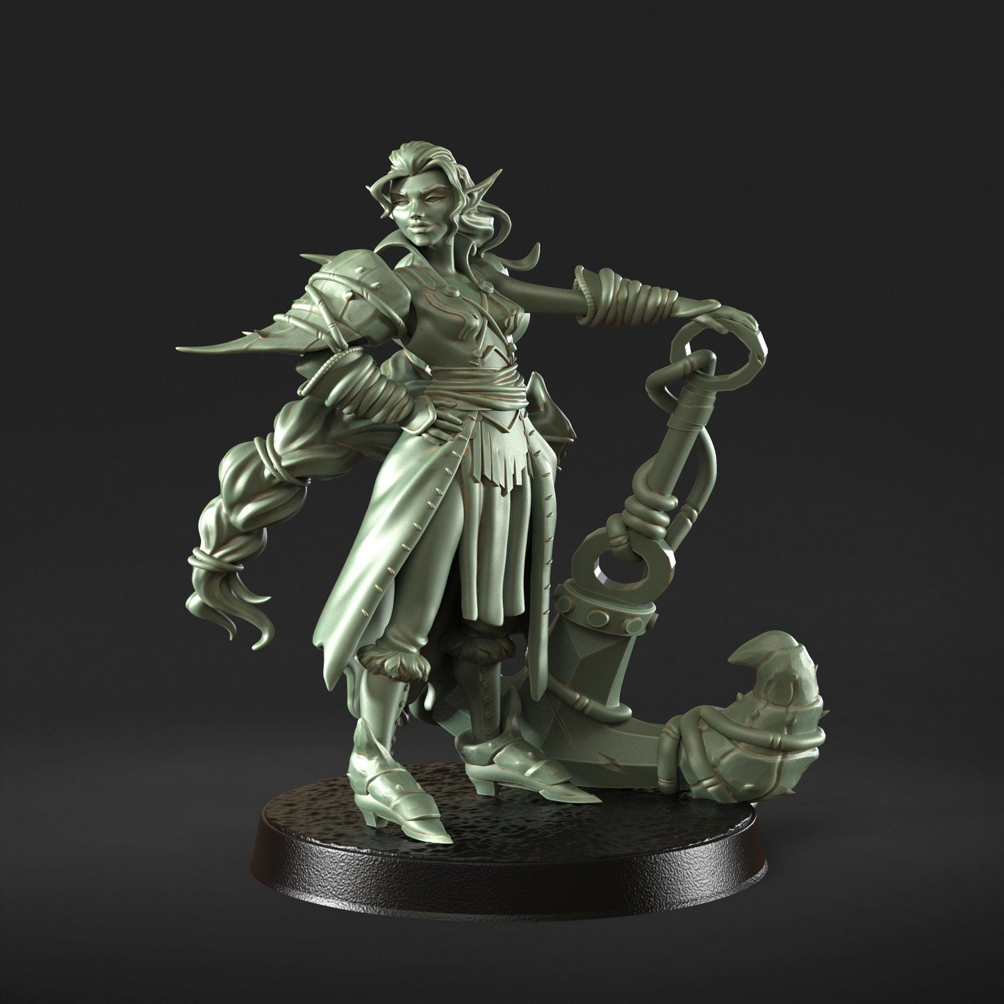 Ancla | Female Brute | Pirate | Medium | Dungeons and Dragons | TTRPG | RNE Studio | Vol. 2 Deep Waters