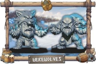 Northmen Chibis | Norsemen | Nordic | Big Guy | Star Player Fantasy Football | Big Head Chibis | 3D Printed Miniature | 8k Quality