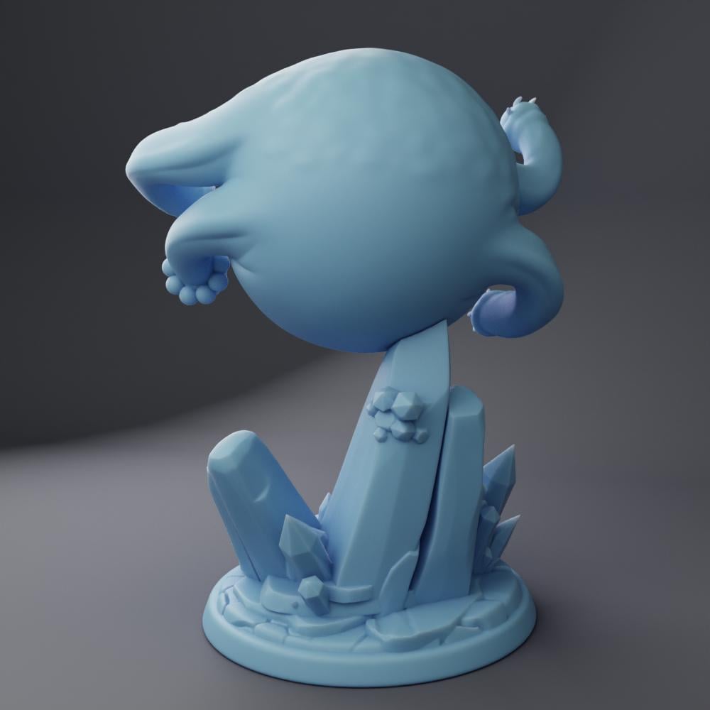 Spellbinding Spectator | 32mm and 75mm | Medium | Dungeons and Dragons | TTRPG | Twin Goddess Miniatures | 3D Printed | 8K Quality