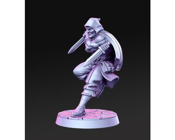 Wiltram | Human Assassin | Medium | Dungeons and Dragons | TTRPG | RNE Studio | Thieves and Assassins