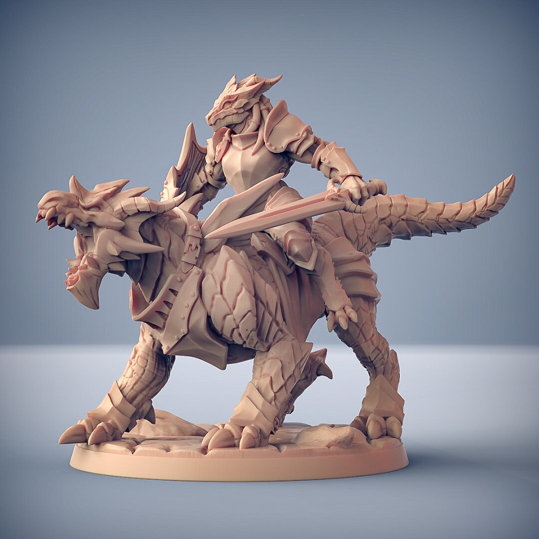 Dragon Knights || Large || 32mm || Artisan Guild || Dragonguard || Dungeons and Dragons
