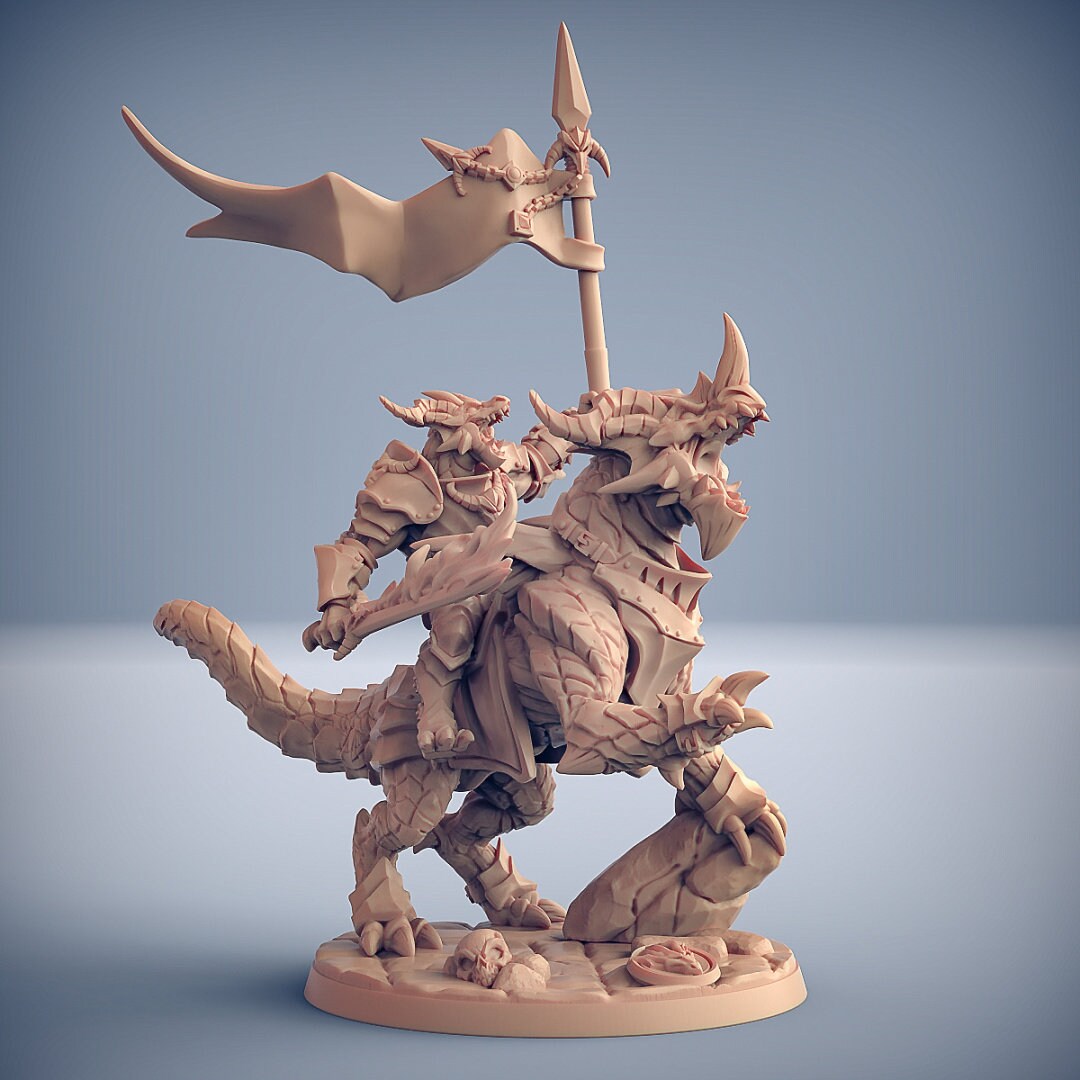 Dragon Knights || Large || 32mm || Artisan Guild || Dragonguard || Dungeons and Dragons