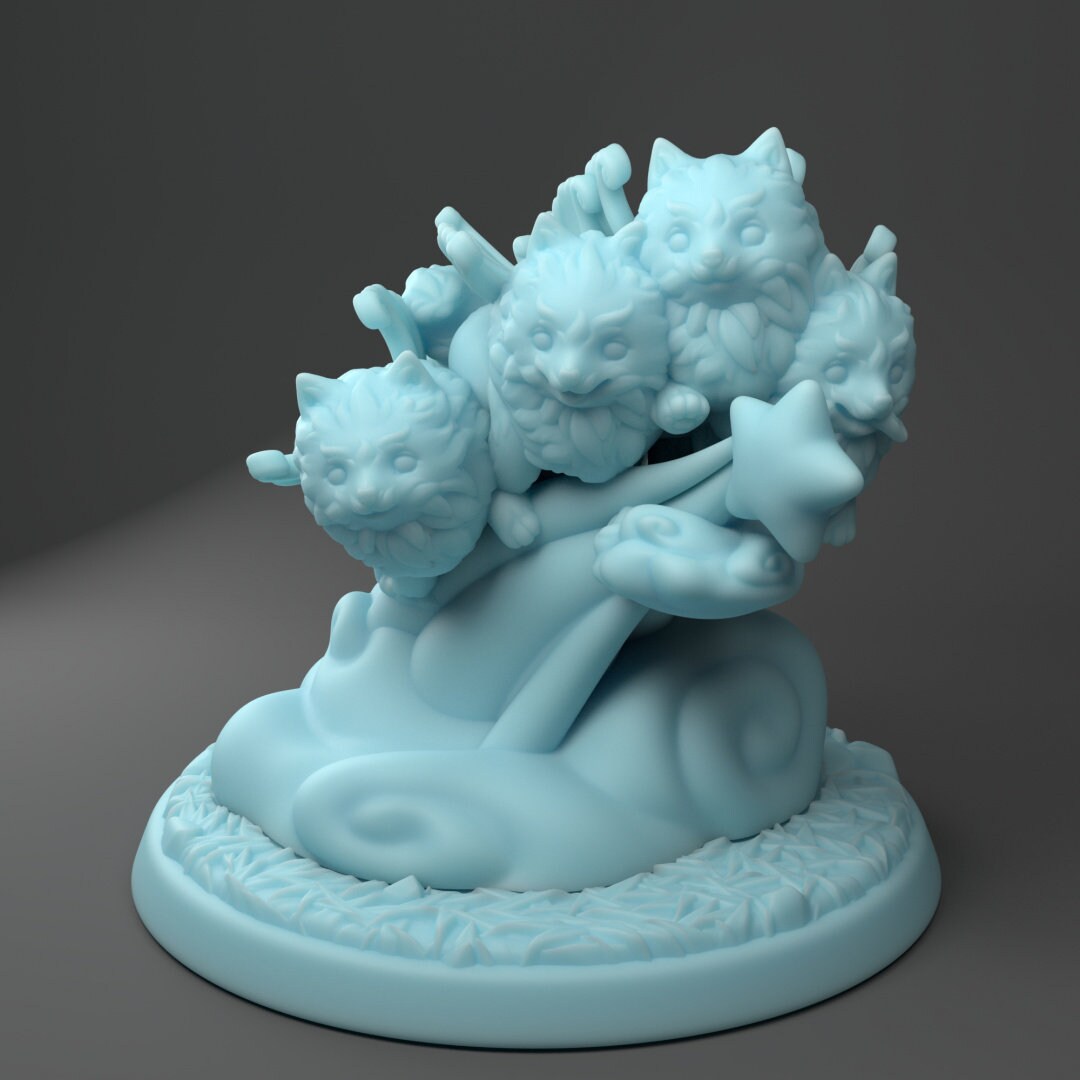 Pomeranian Fairy Swarm | Medium | DND | Twin Goddess Miniatures