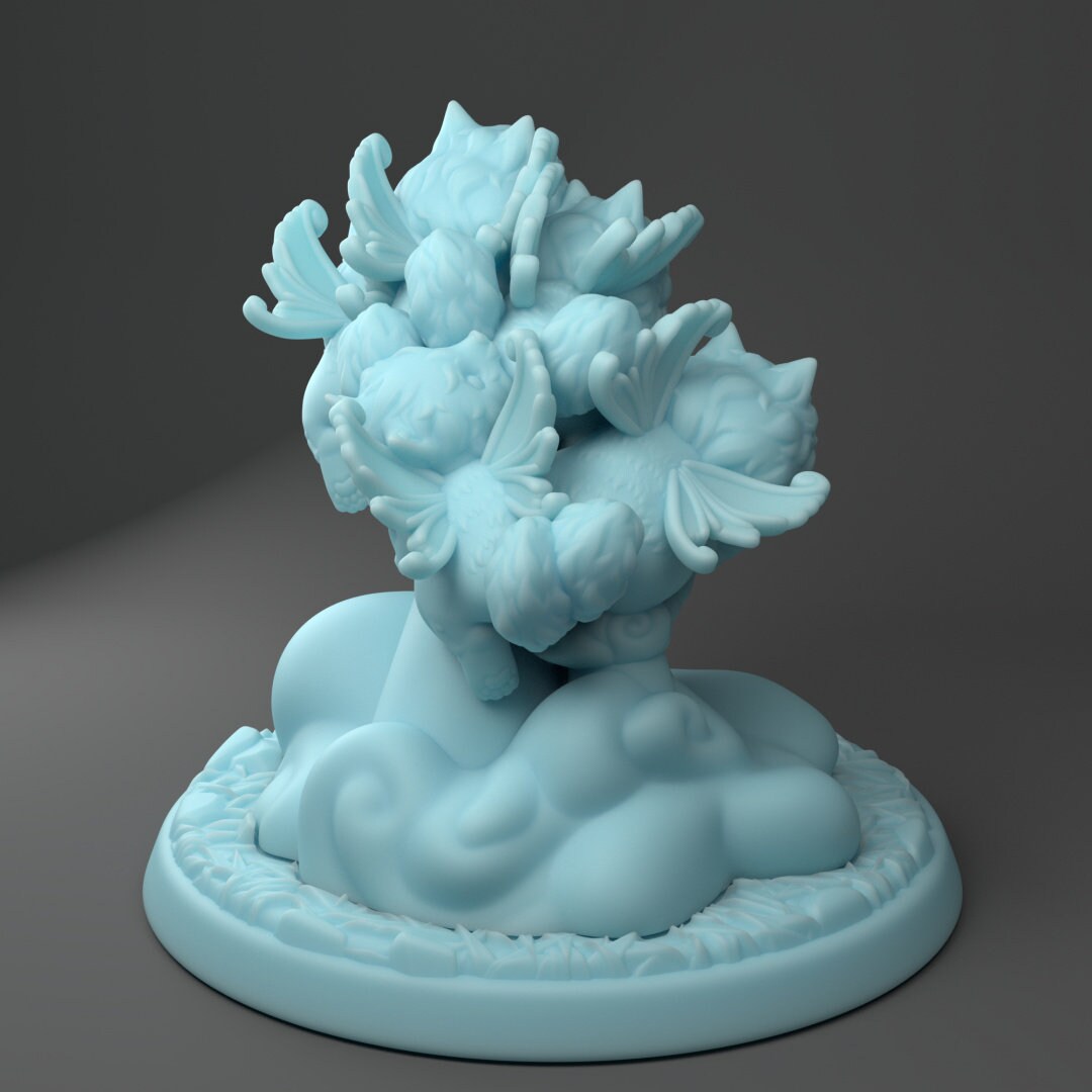 Pomeranian Fairy Swarm | Medium | DND | Twin Goddess Miniatures