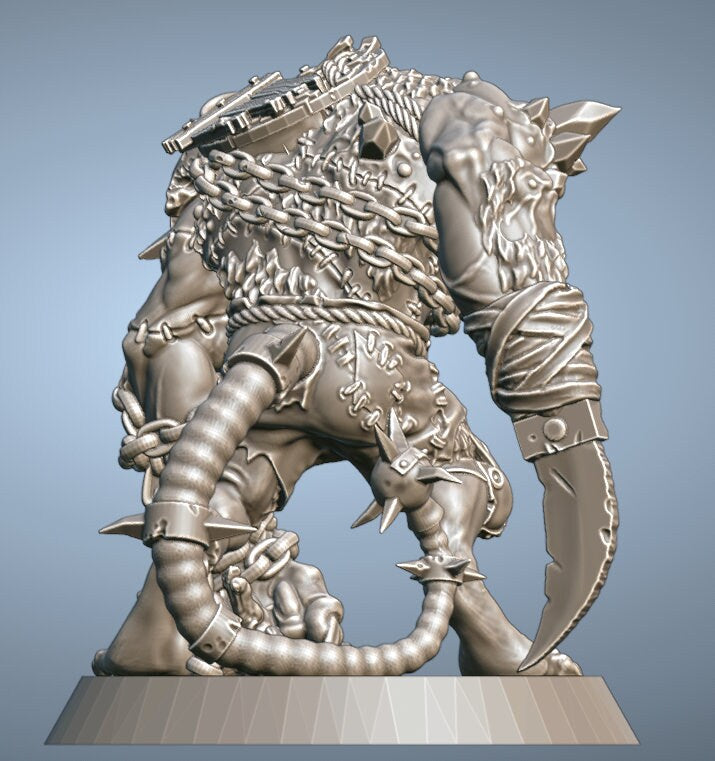Sewer Rat | Big Guy | Star Player | 40mm base | Fantasy Football | BruteFun Minatures