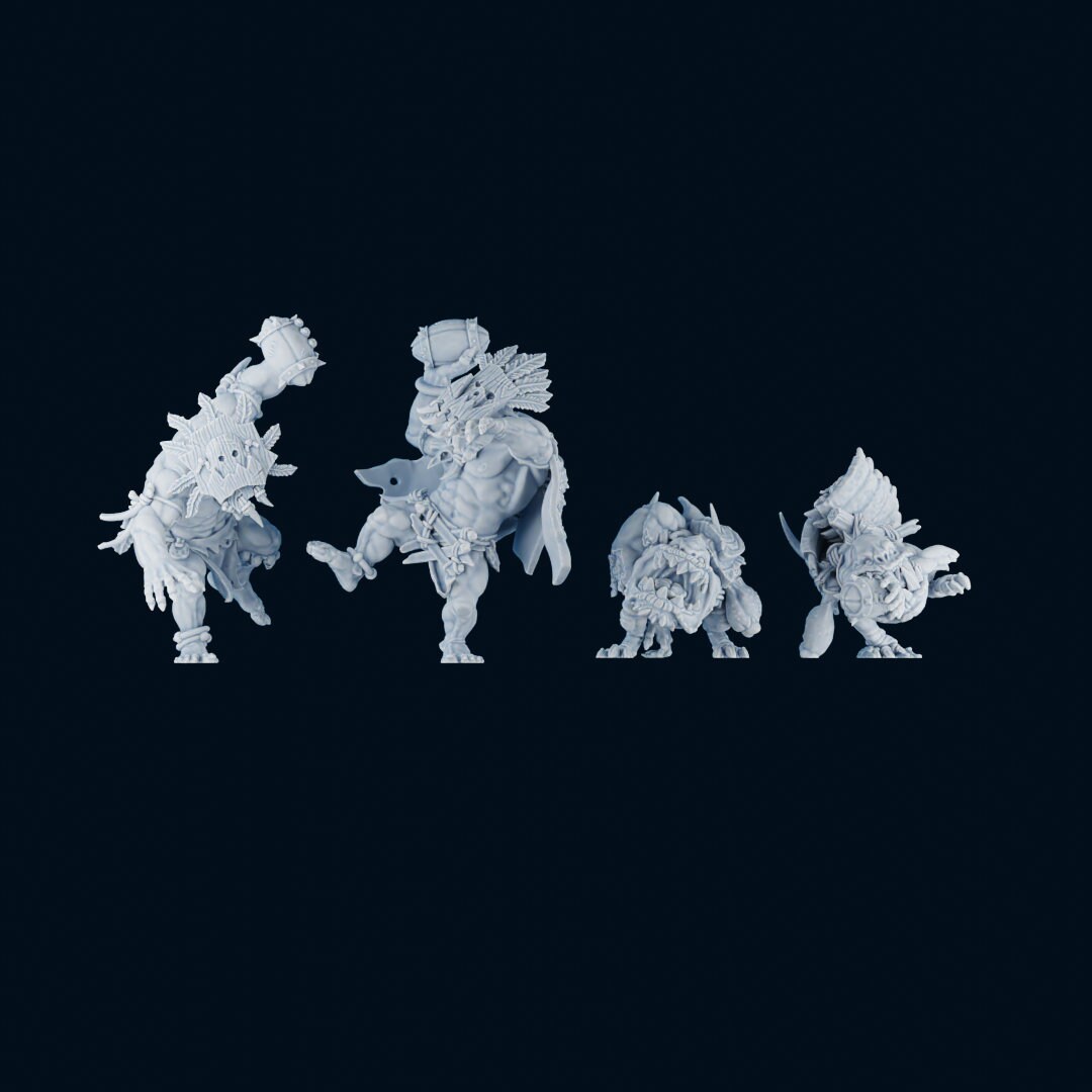 Savage Orcs Team | Fantasy Football | Brutefun Miniatures