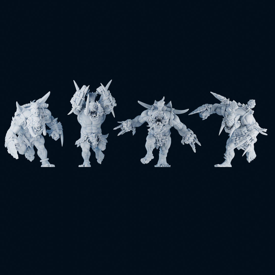 Savage Orcs Team | Fantasy Football | Brutefun Miniatures