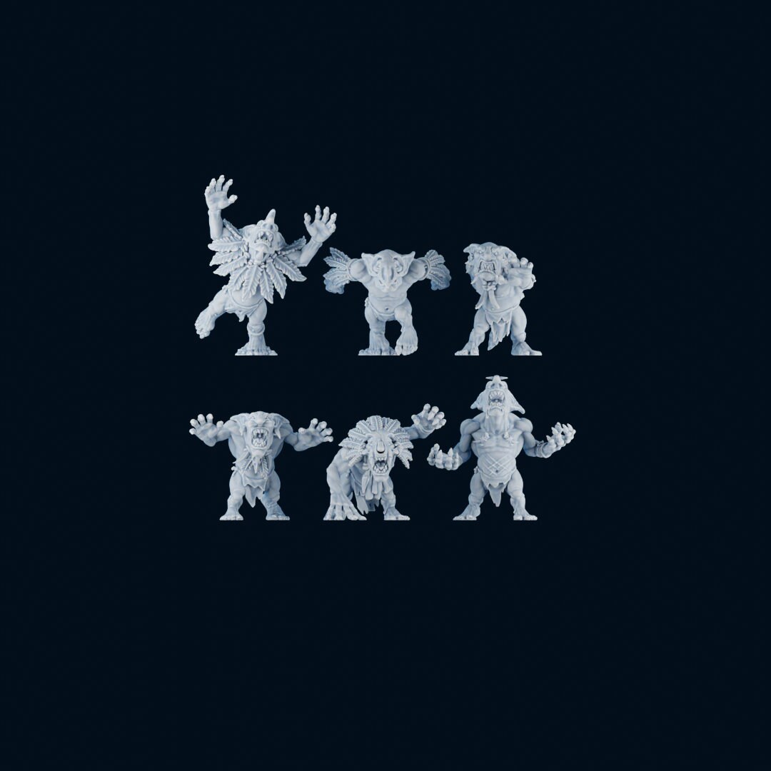 Savage Orcs Team | Fantasy Football | Brutefun Miniatures