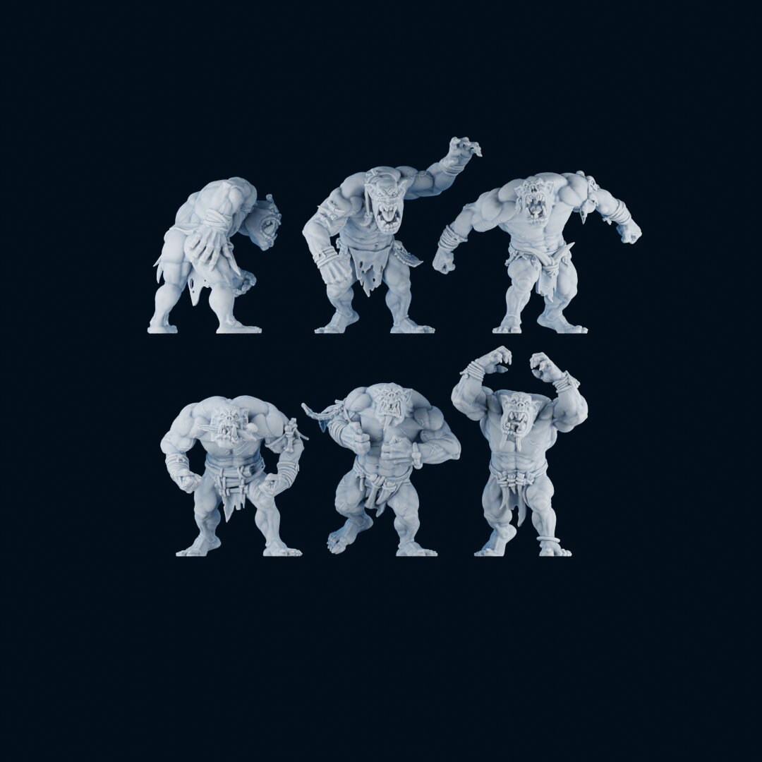 Savage Orcs Team | Fantasy Football | Brutefun Miniatures