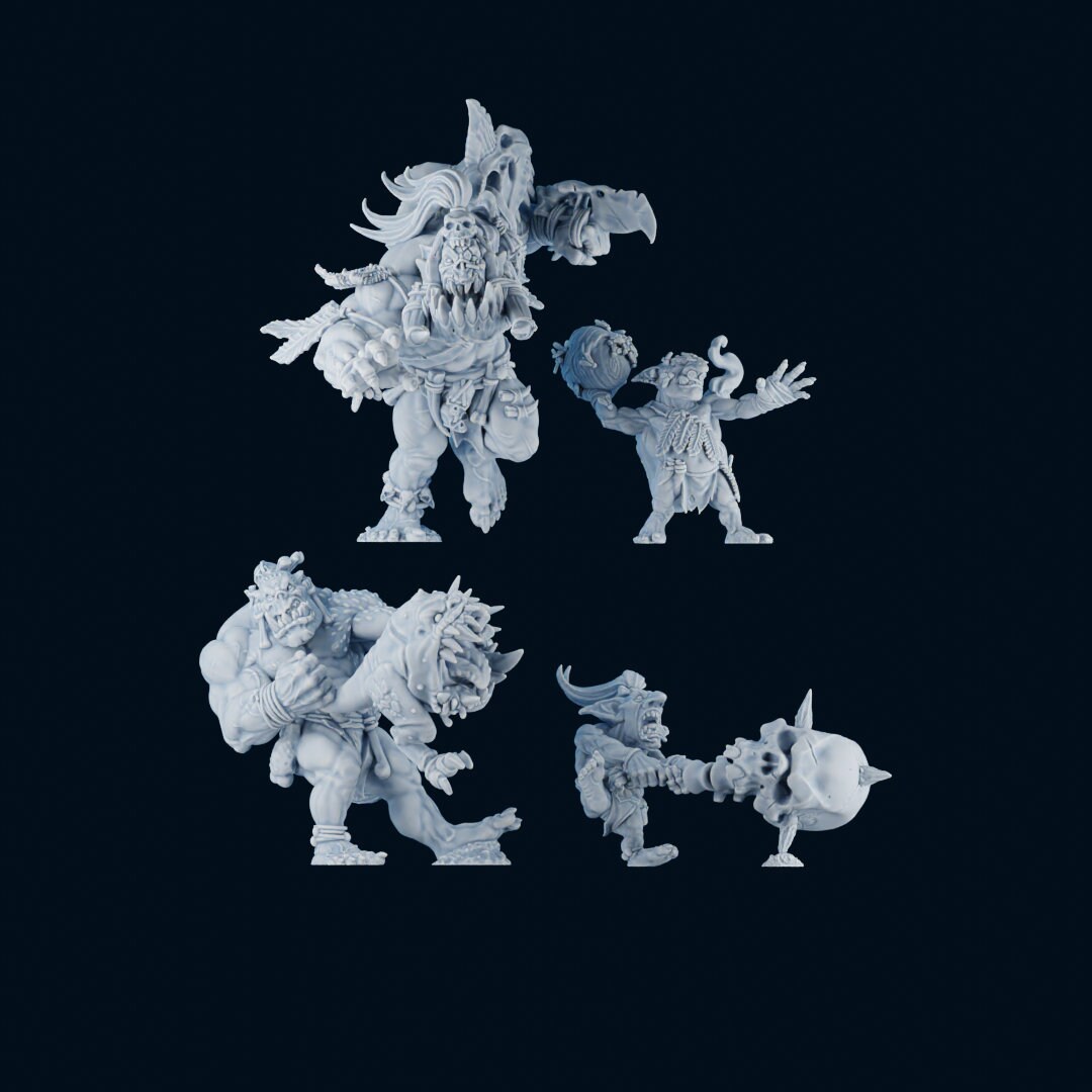 Savage Orcs Team | Fantasy Football | Brutefun Miniatures