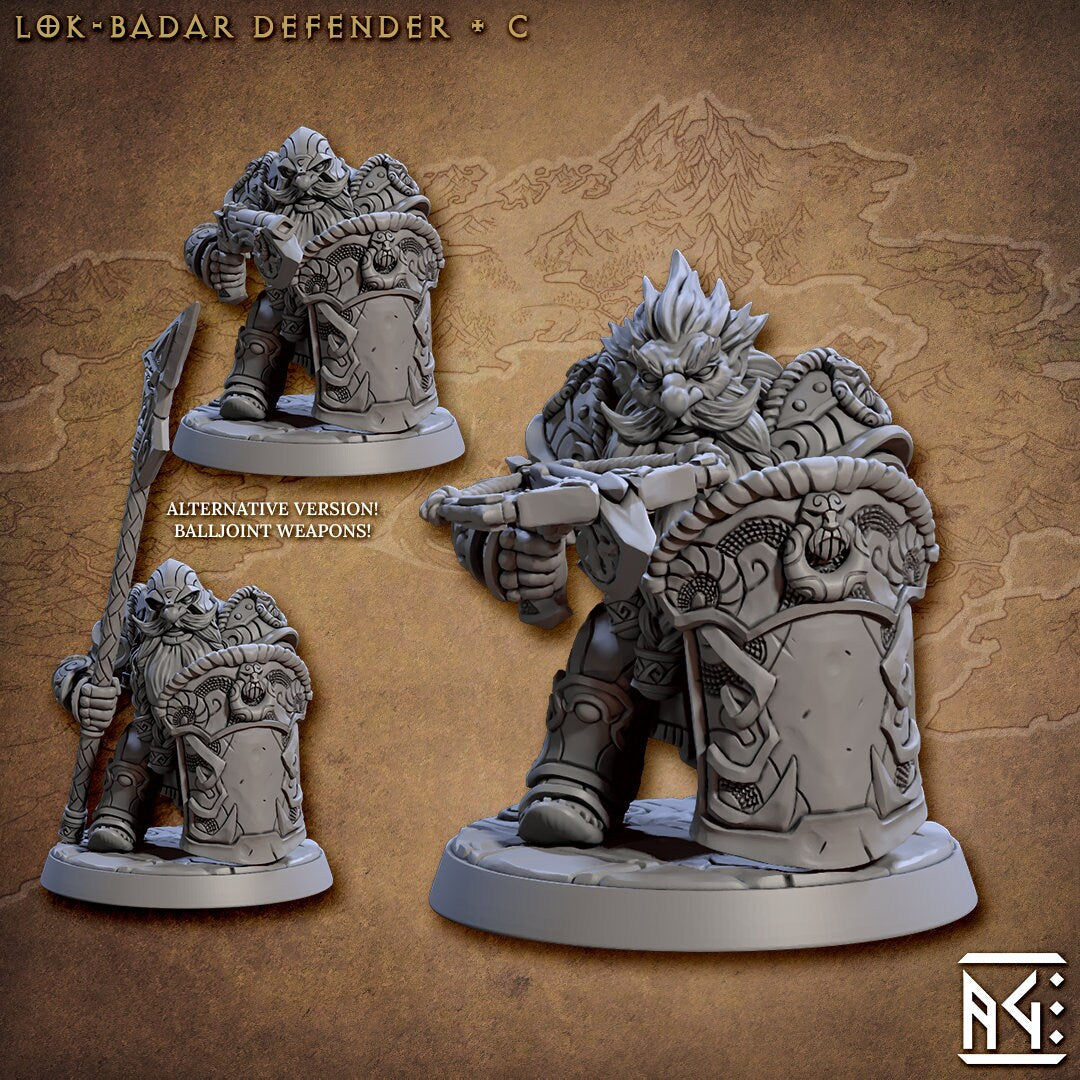 Lok-Badar Defenders | Medium | 32mm | Defenders of Lok-Badar | AG