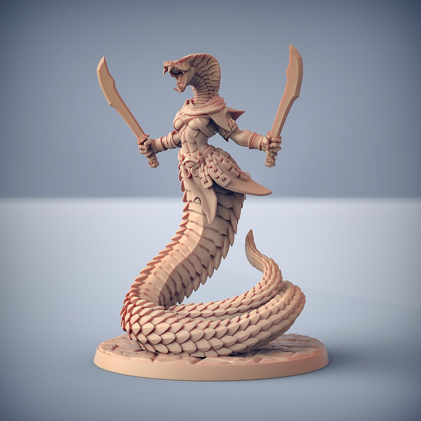Nagarot Crawlers | Yuan-Ti | Naga | Large | 32mm | Maneater Nagarots | Artisan Guild