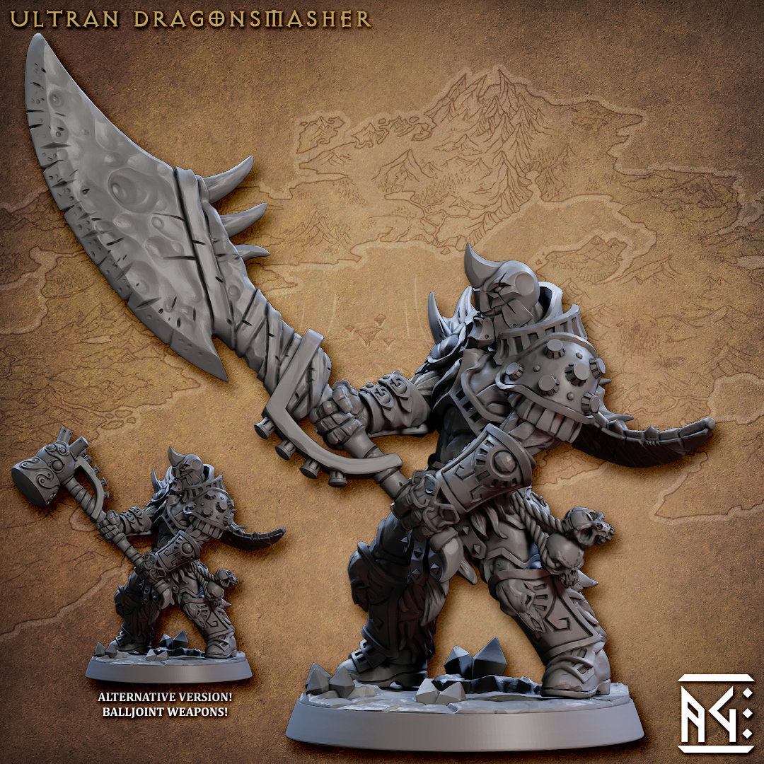 Ultran Dragonsmasher | Medium | 32mm | Golem Simulacra | AG