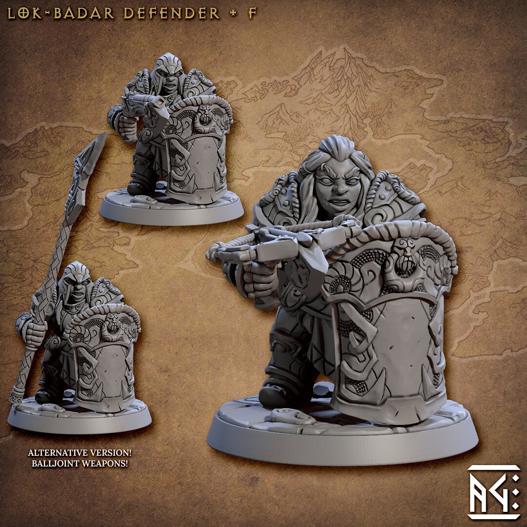 Lok-Badar Defenders | Medium | 32mm | Defenders of Lok-Badar | AG