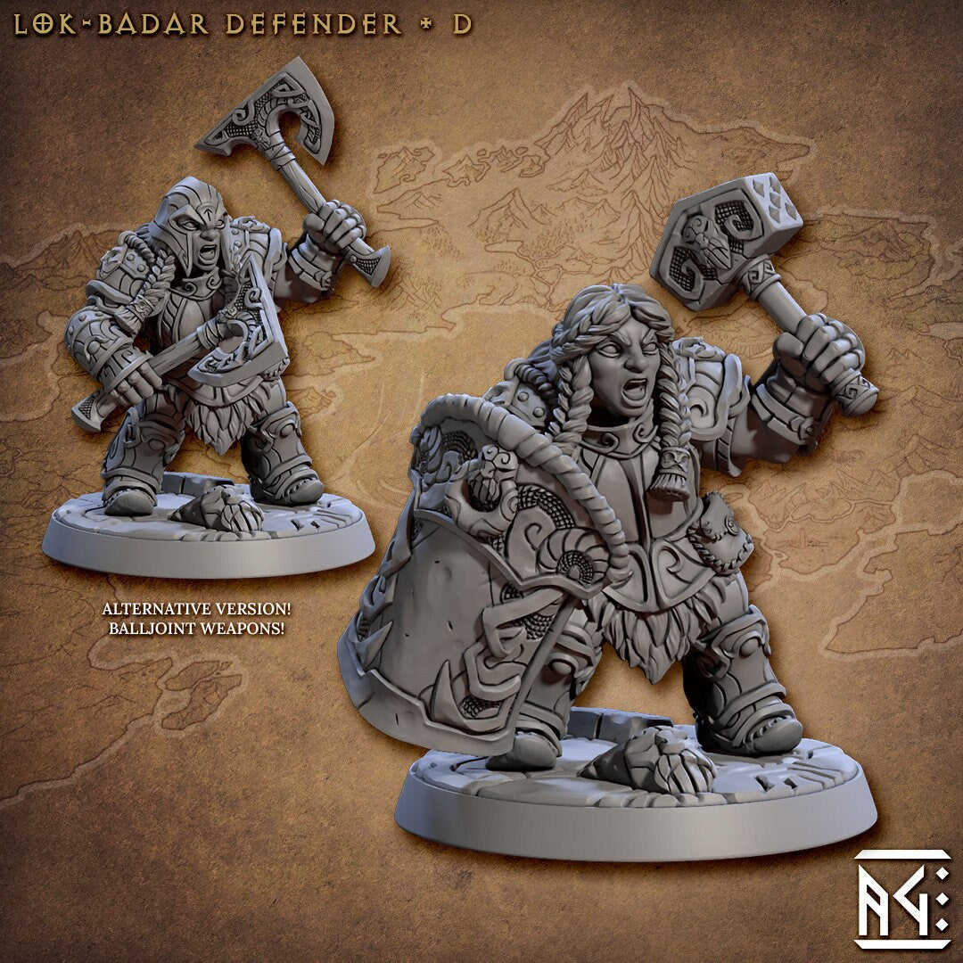 Lok-Badar Defenders | Medium | 32mm | Defenders of Lok-Badar | AG
