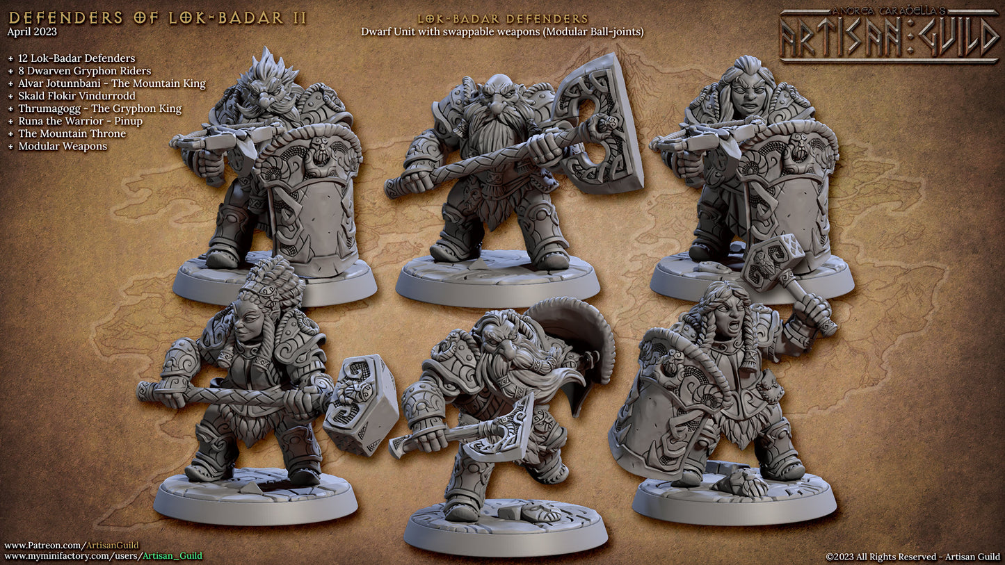 Lok-Badar Defenders | Medium | 32mm | Defenders of Lok-Badar | AG