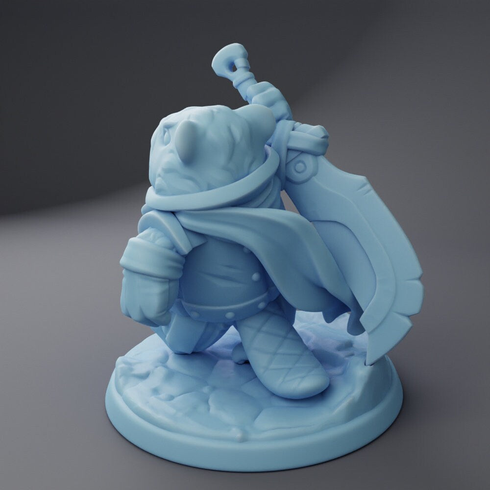 Sir Bucktooth | Beaver Adventurer | Medium | Twin Goddess Miniatures