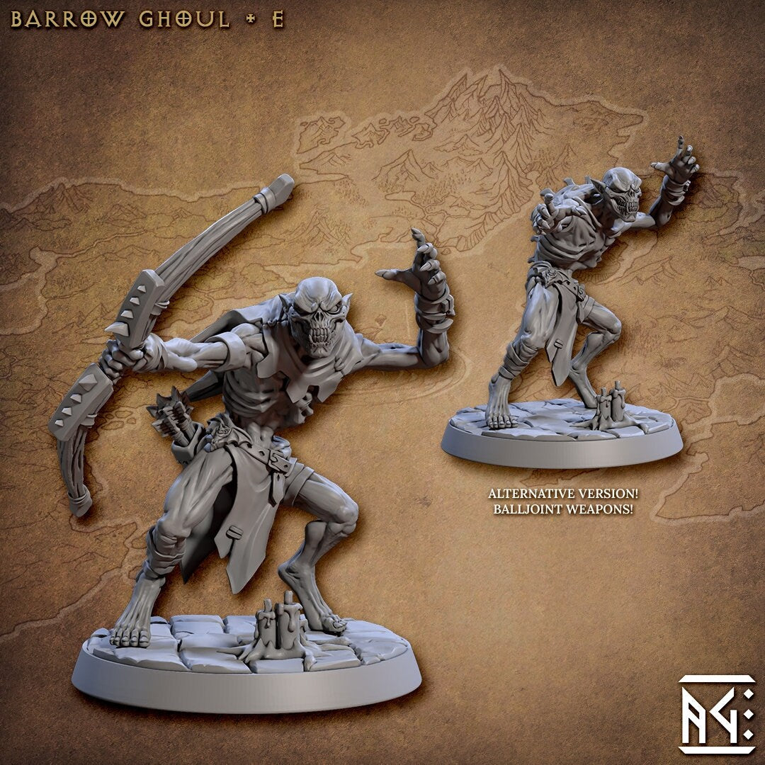 Barrow Ghouls | Medium | 32mm Horrors of Rodburg Barrows | AG