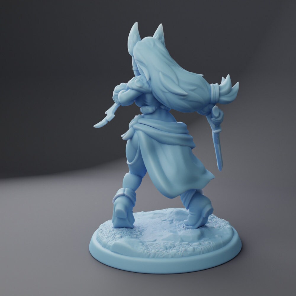 Fox-Girl | Medium | DND | Twin Goddess Miniatures