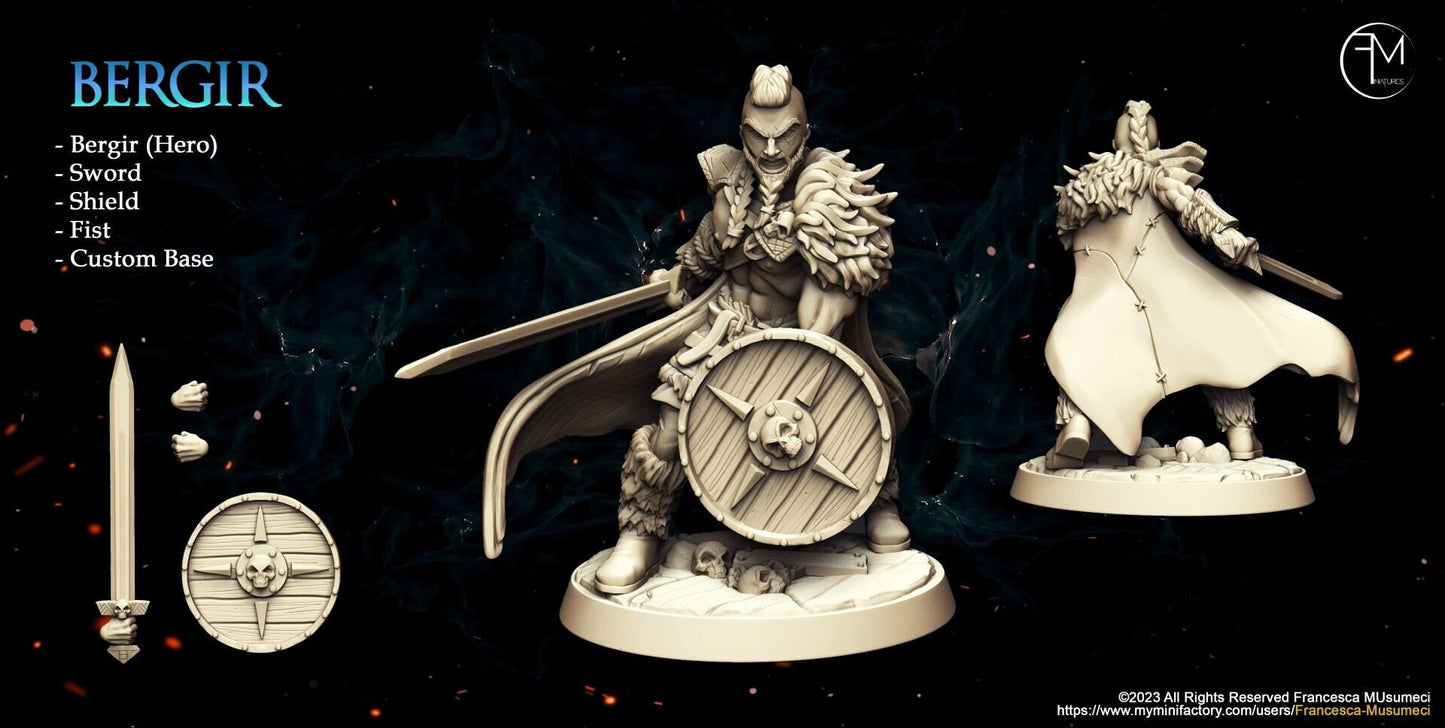 Bergir | Medium | 32mm | Frost Clan | Francesca Musumeci