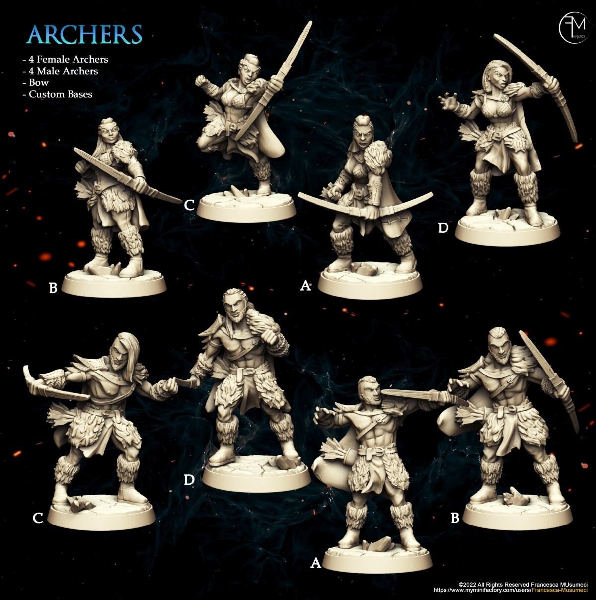 Berserkers | Medium | 32mm | Frost Clan | Francesca Musumeci