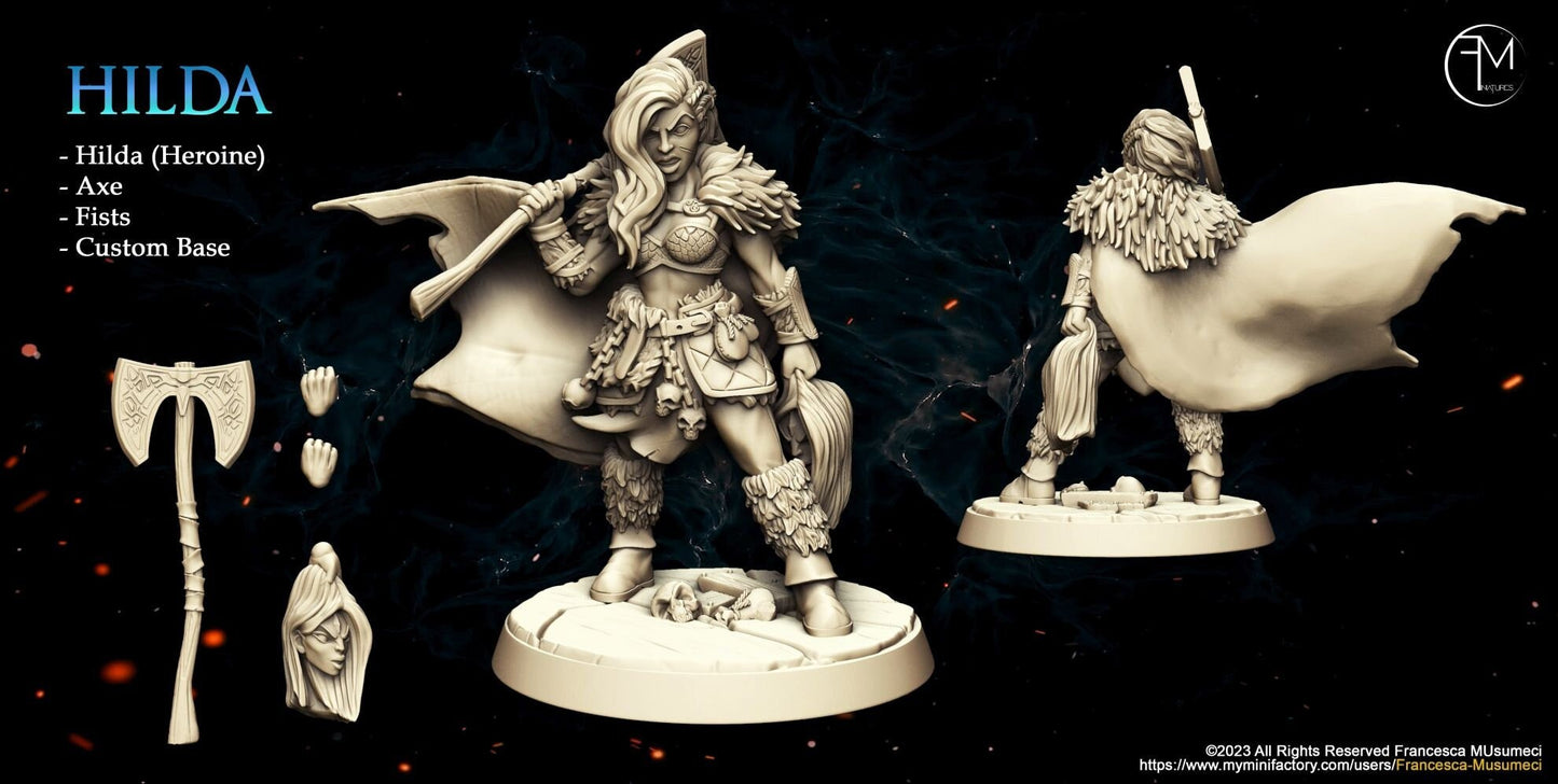 Hilda | Medium | 32mm | Frost Clan | Francesca Musumeci