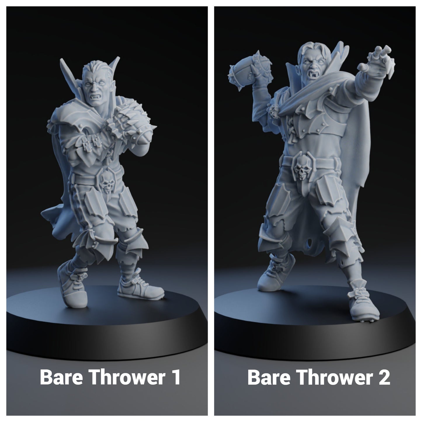 Vampire Team | Fantasy Football | Brutefun Miniatures | Bat Ogre | Runner | Thrower | Blitzer | Gargoyle