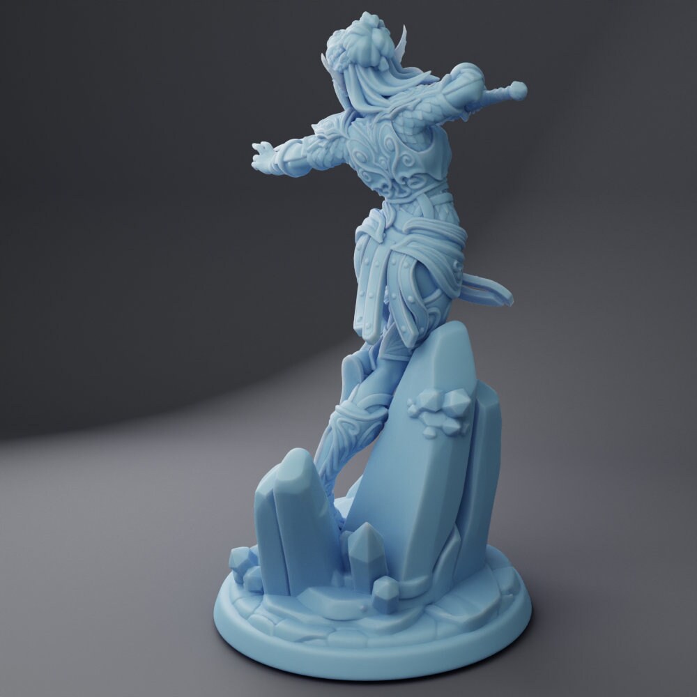Ta'Vel Gith Warrior | 32mm | Medium | Dungeons and Dragons | TTRPG | Twin Goddess Miniatures