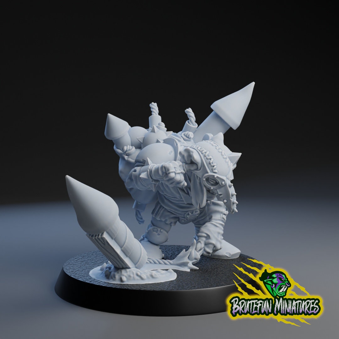 Greenskin Brawlers | Star Players | Fantasy Football | BruteFun Miniatures