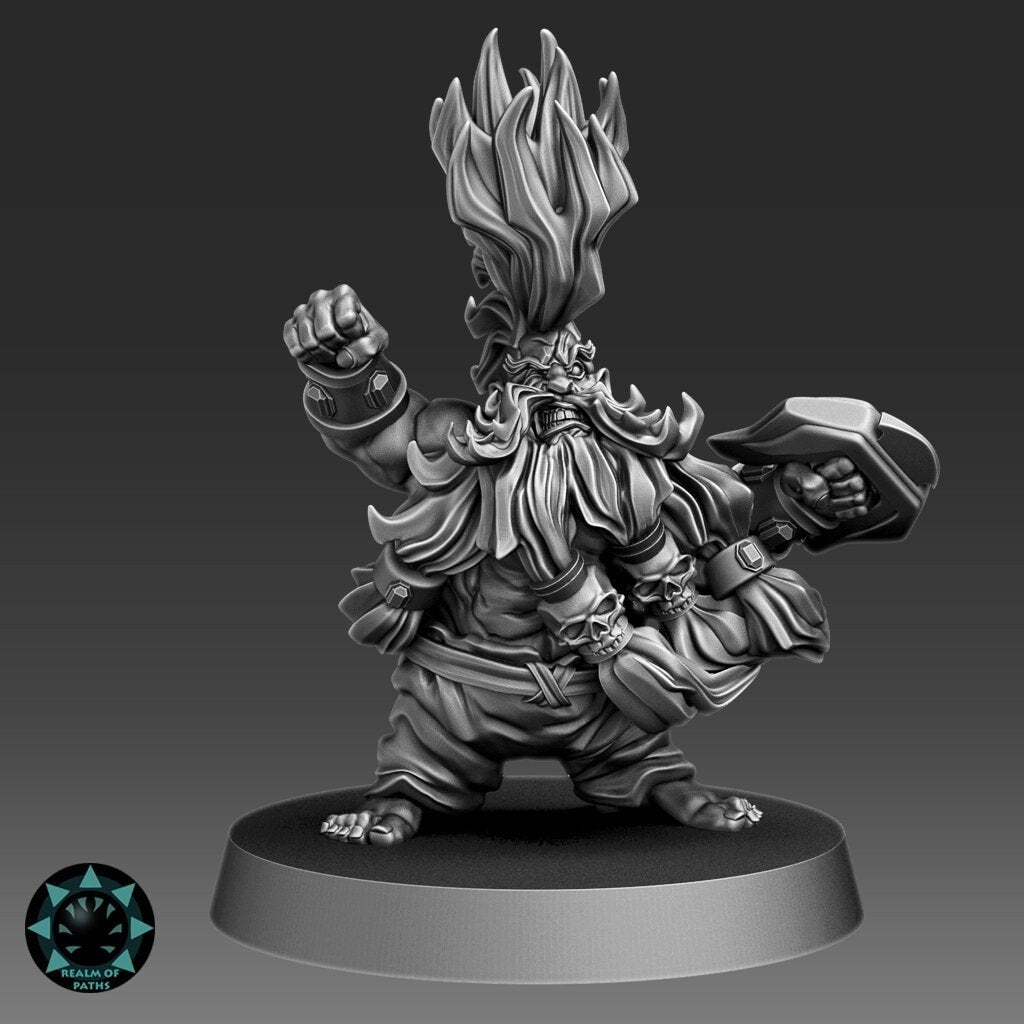 Grumm Steeljaw | Dwarf Star Player | Fantasy Football | Realm of Paths | Abyss Warriors