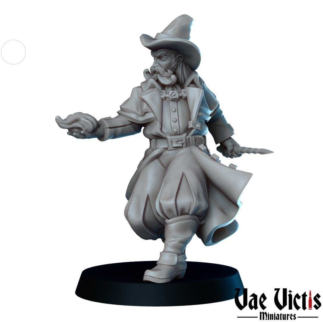 Western Fantasy | Medium | 6 Variations | 32mm Scale | Vae Victis | TTRPG | Dungeons and Dragons | Pathfinder | Gunslinger