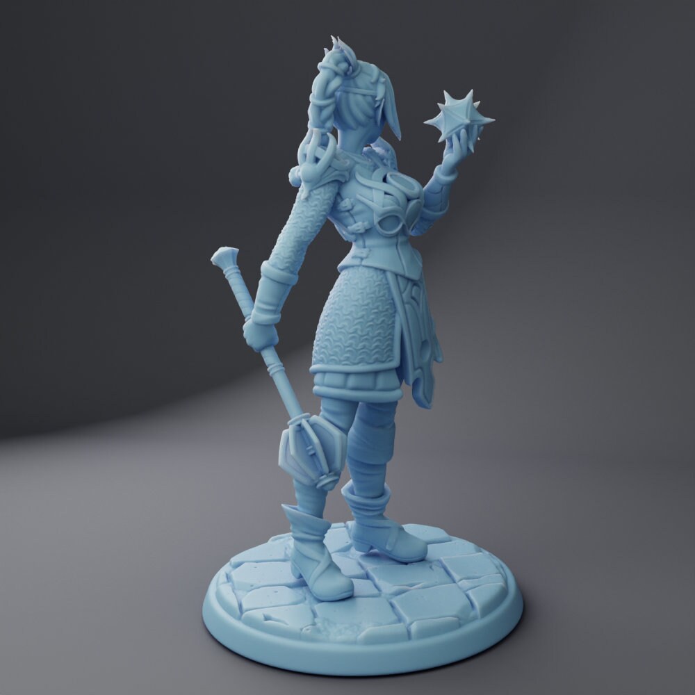 Ebonheart the Shadowed Cleric | Medium | DND | Twin Goddess Miniatures