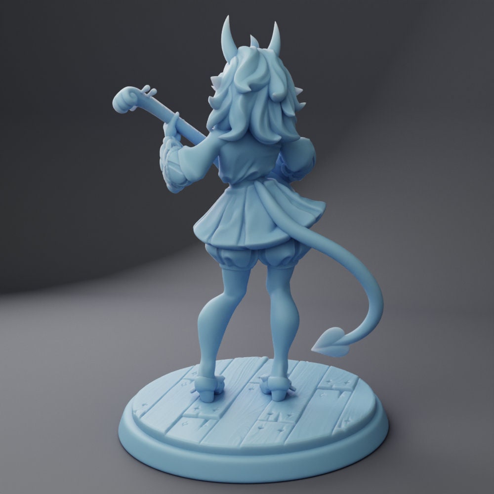 Amora the Tiefling Bard | Medium | DND | Twin Goddess Miniatures